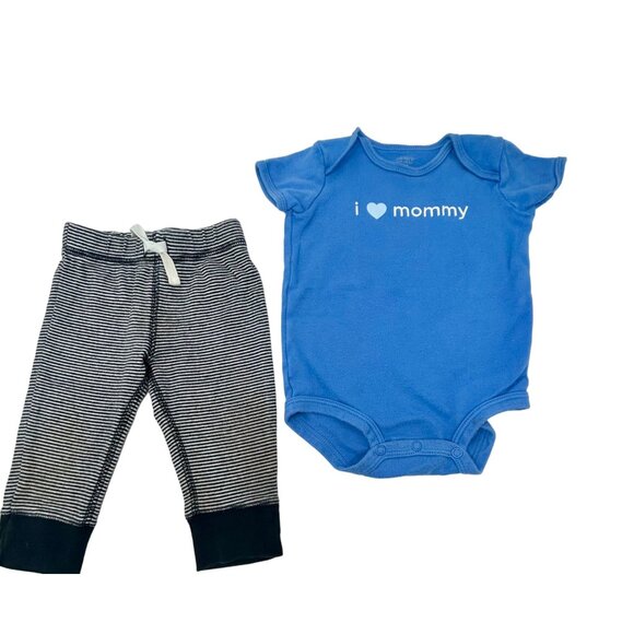 Baby Boy's Outfits - 2 Sweatpants, I Knit Leggings, 3 Bodysuits - Size 9 Months - Picture 6 of 13